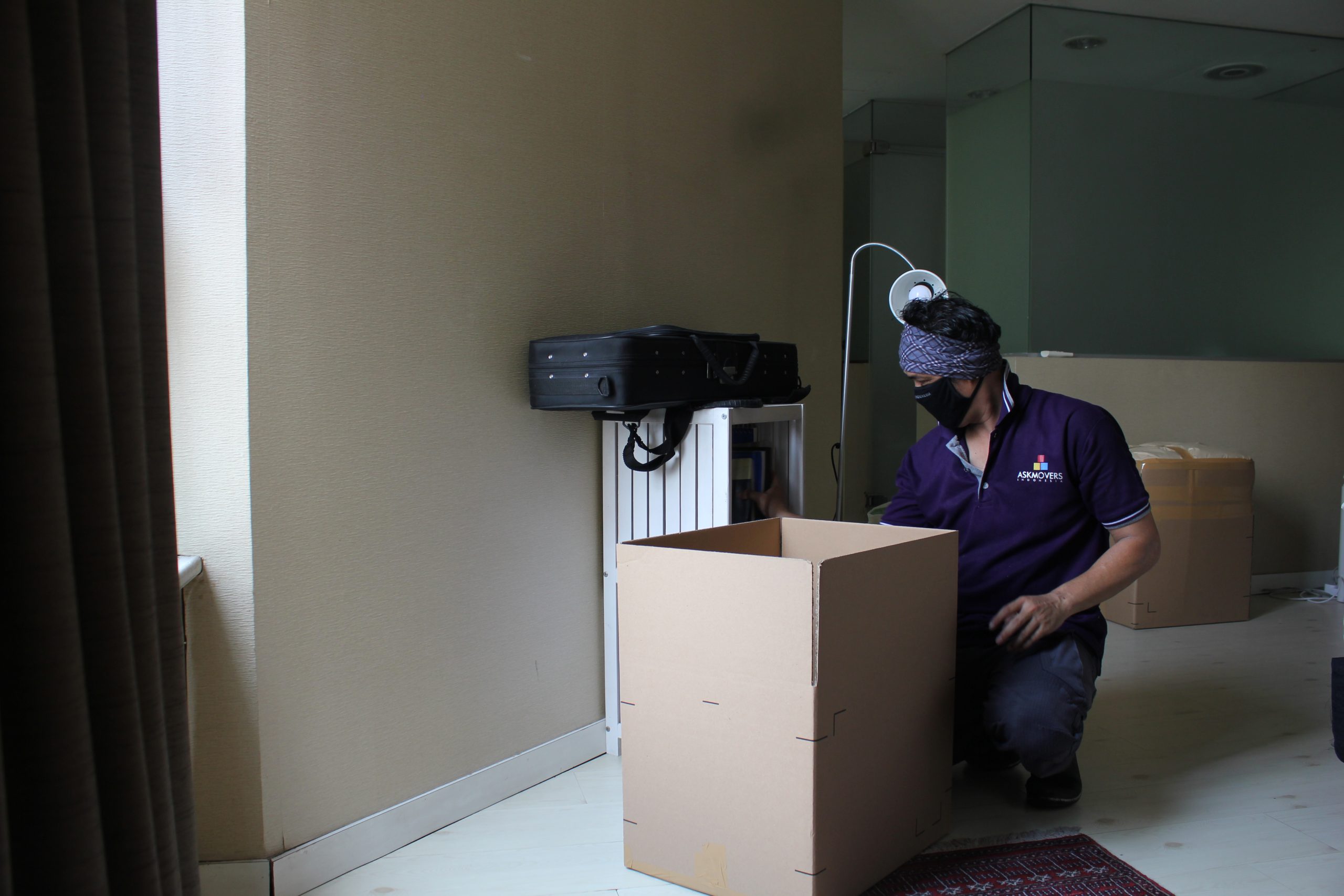 Proses Pengepakan Barang Personal Effect Askmover Indonesia 081294464406